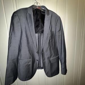 John Varvatos Mens Star USA 'Dwell' Trim Fit Blazer Two-Button Gray Size 40